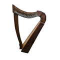 22 Strings Lyre harp Rosewood wood  Nylon strings with Extra Strings and Tuner