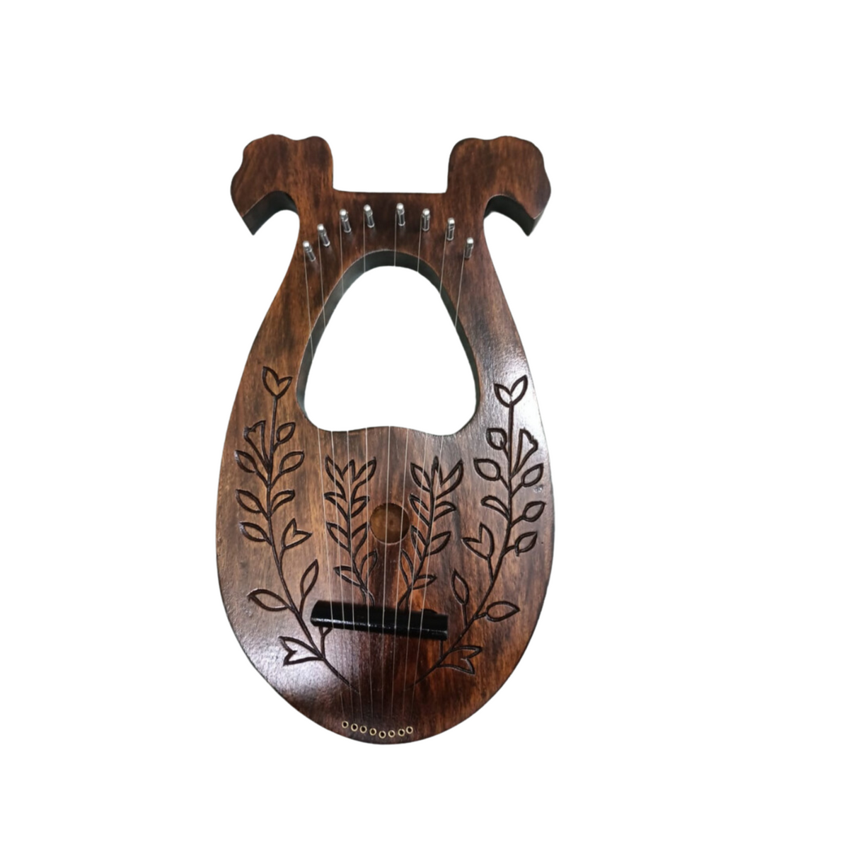 8 Strings Lyre harp Celtic Irish Lever Harp with Extra Strings and Tuner