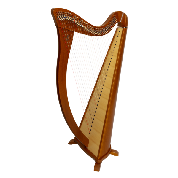 34 Strings Lyre Harp  Handmade Harp Roeswood wood  with Extra Strings and Tuner