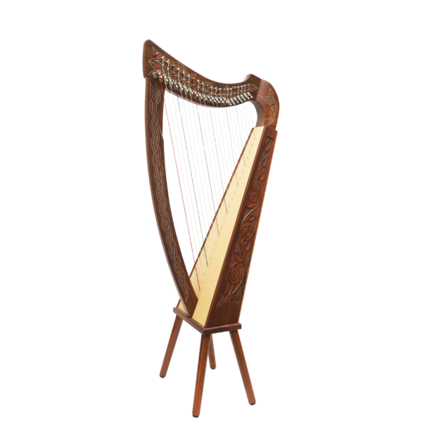 22 Strings Lyre  Celtic Irish Lever Harp with Extra Strings and Tuner Long Legs Harp