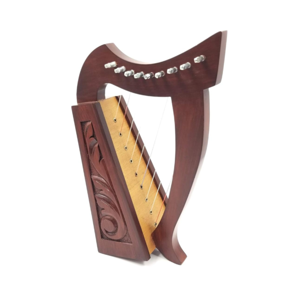 9 Strings Lyre harp  Rosewood wood  Nylon strings  with Extra Strings and Tuner
