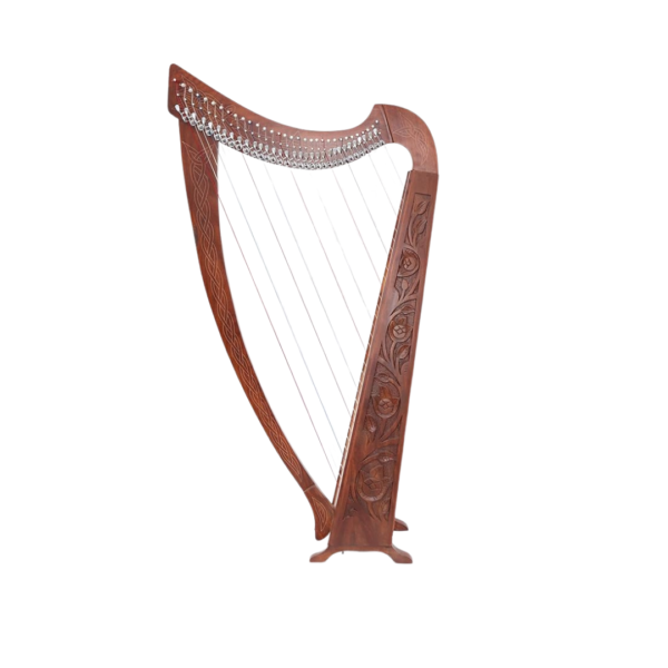33 Strings Lyre harp  Rosewood wood  Nylon strings  with Extra Strings and Tuner
