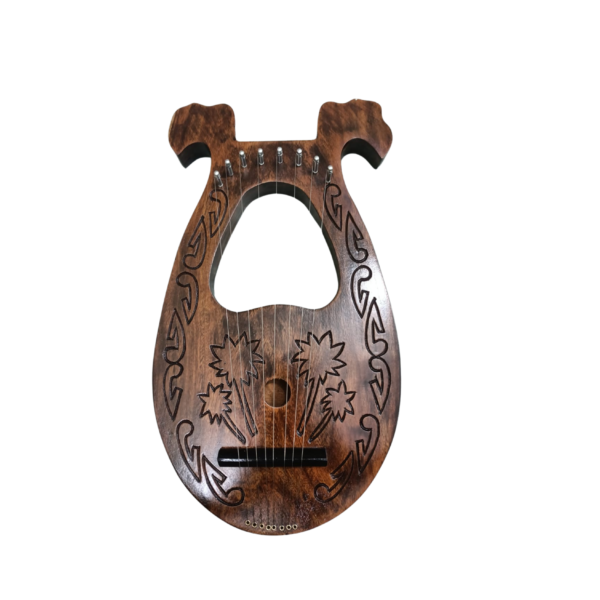 8 Strings Lyre harp Celtic Irish Lever Harp with Extra Strings and Tuner