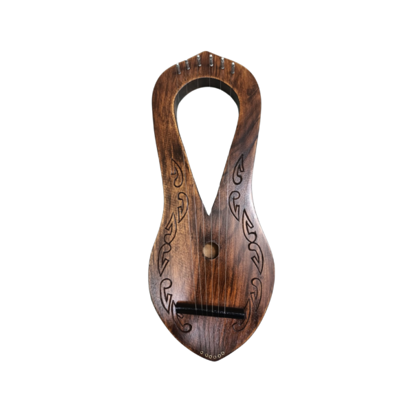 6 Strings Lyre harp Celtic Irish Lever Harp with Extra Strings and Tuner