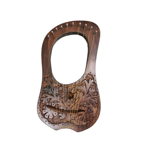10 Strings Lyre harp  Rosewood wood  Nylon strings  with Extra Strings and Tuner