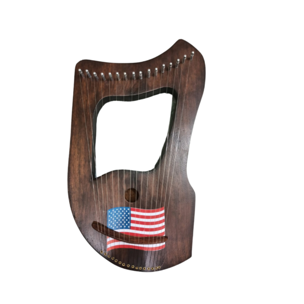 16 Strings Lyre harp Rosewood wood   with Extra Strings and Tuner