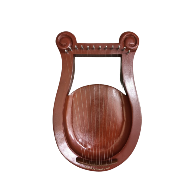12 Strings Lyre harp Celtic Irish Lever Harp with Extra Strings and Tuner