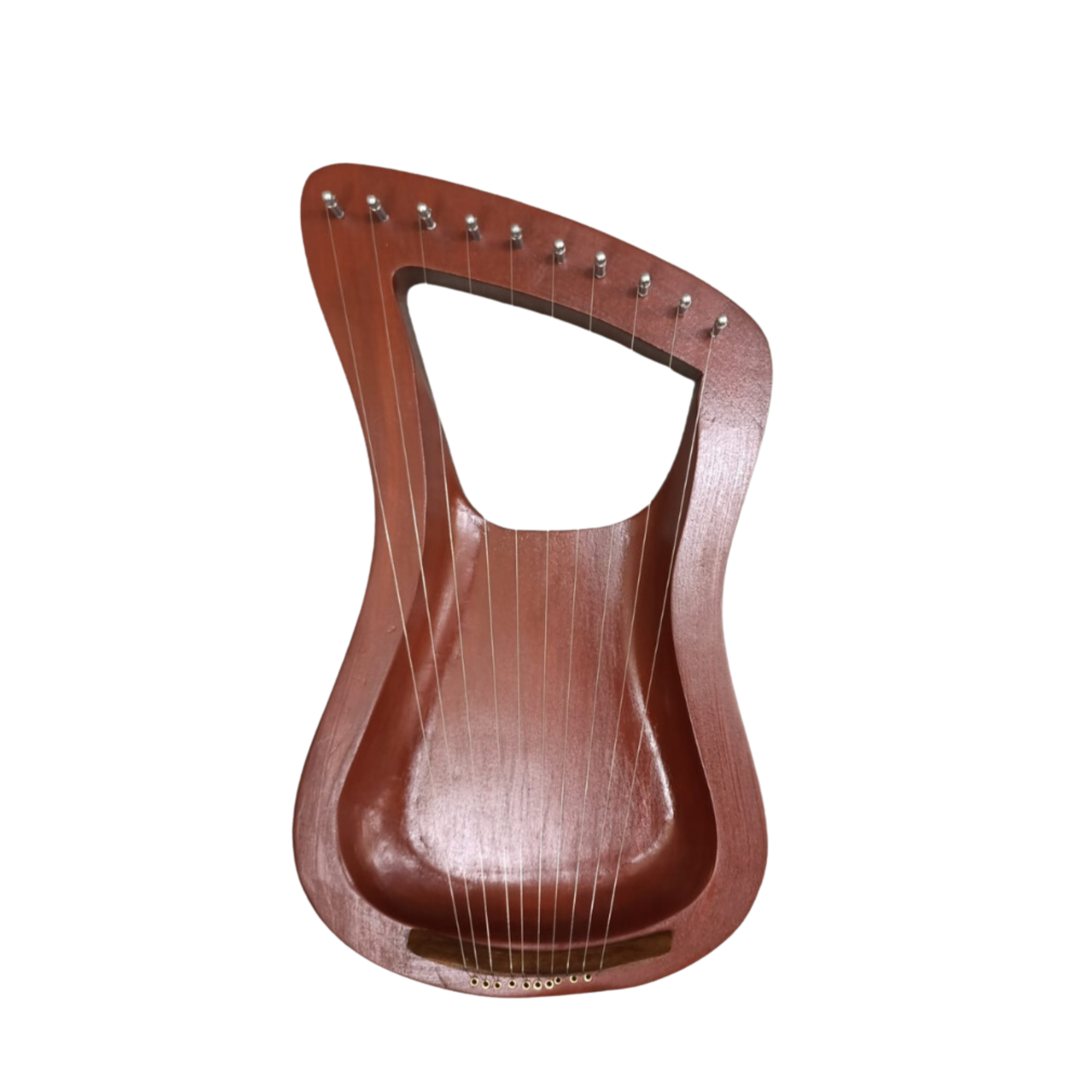 10 Strings Lyre harp Rosewood wood strings with Extra Strings and Tuner