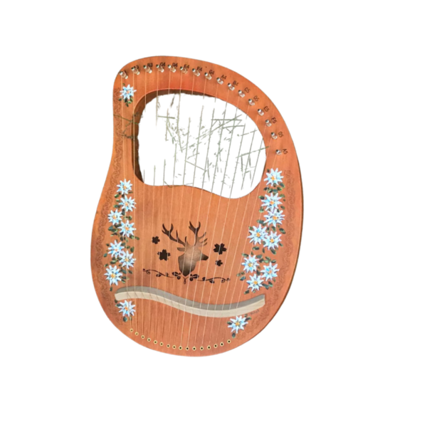 16 Strings Lyre harp Rosewood wood   with Extra Strings and Tuner