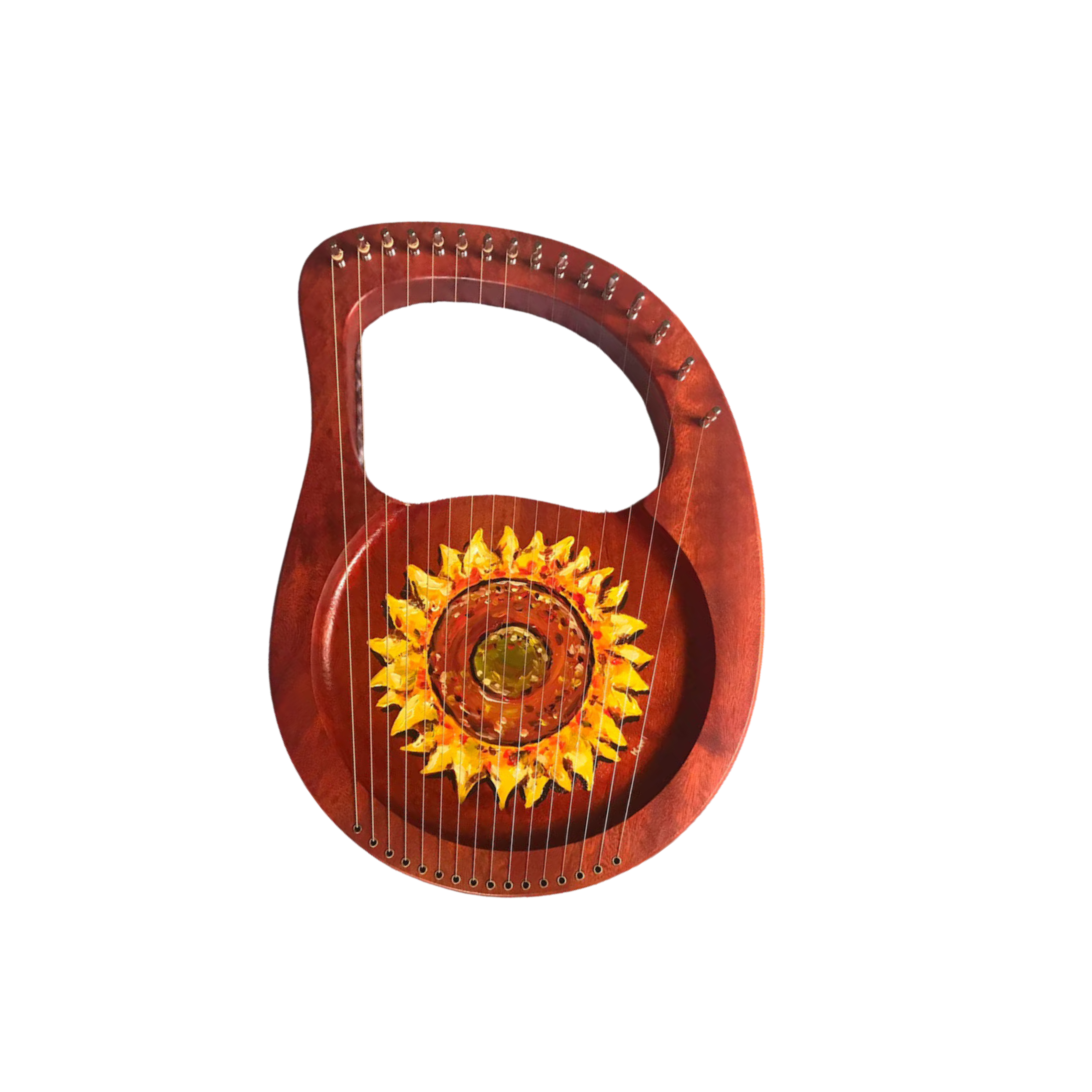 16 Strings Lyre harp Rosewood wood with Extra Strings and Tuner
